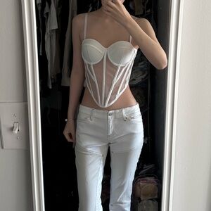 White Corset Top
